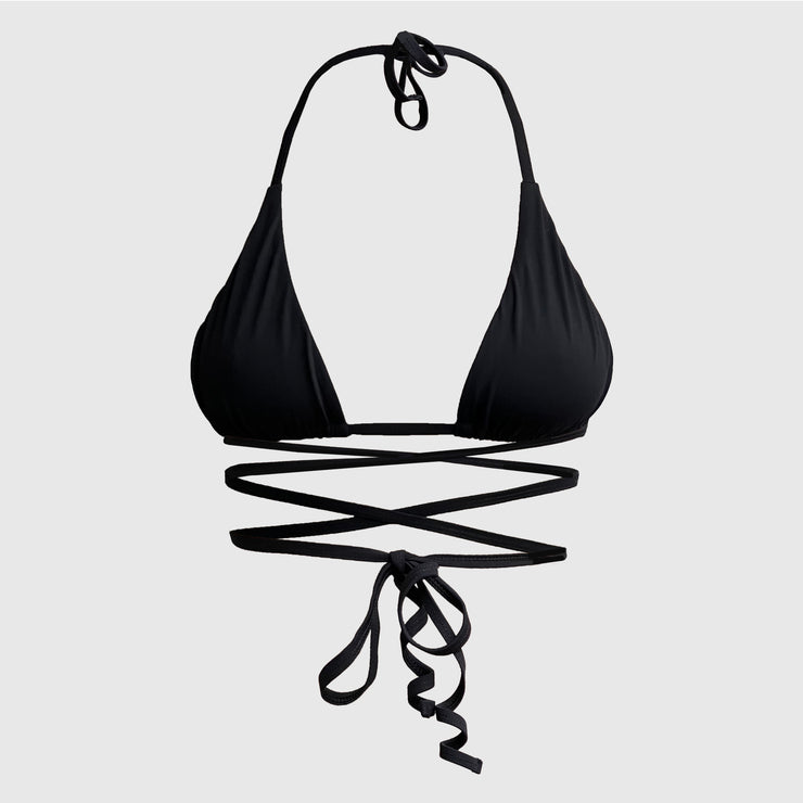 Haut de bikini noir/mini flowers