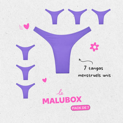 kit 7 tangas menstruels
